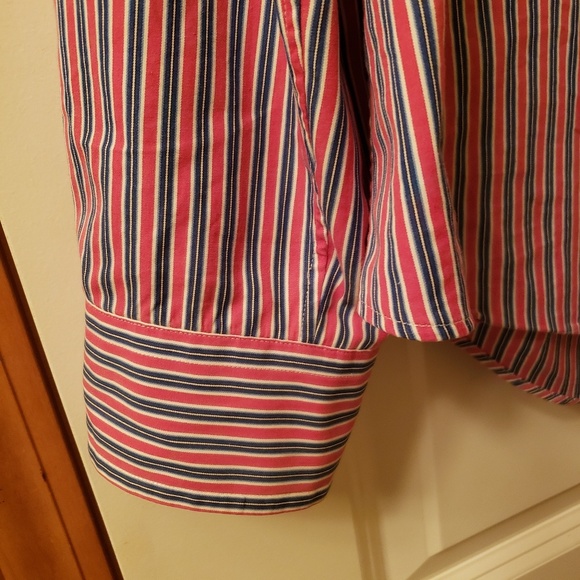 Ralph Lauren Mens buttoned down shirt red size L - Picture 6 of 8